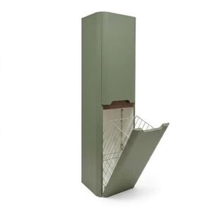 Vysoká skříňka SAT Fusion 40x149x33 cm eukalyptově zelená mat SATFUSIONV40EZK SATFUSIONV40EZK obraz