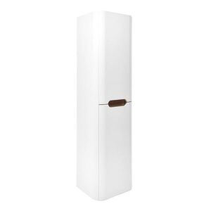 Koupelnová skříňka vysoká SAT Fusion 40x149x33 cm bílá mat SATFUSIONV40W SATFUSIONV40W obraz