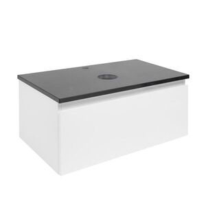 Koupelnová skříňka s krycí deskou SAT B-WAY 79x30x45 cm bílá lesk BWAY80WZ BWAY80WZ obraz