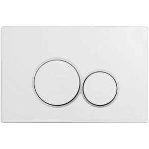 CERANO Ovládací tlačítko splachování Duo k WC modulu Profi ABS bílá CER-8050BD80360 obraz