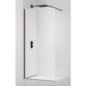 Sprchová zástěna Walk-in 130 cm SAT PVD Gun metal SATBWI130PRGM SATBWI130PRGM obraz