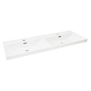 Nábytkové dvojumyvadlo SAT B-Way 121x46 cm dva otvory pro baterii SATBW212046 SATBW212046 obraz