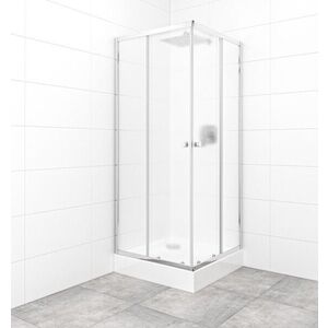 SAT Set sprchového koutu a vaničky, čtverec 80x80 cm Multi Basic SIKOBKMUQ80CRCH SIKOBKMUQ80CRCH obraz
