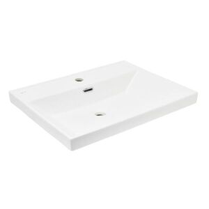 Nábytkové umyvadlo SAT B-Way 61x46, 5 cm bílá matná otvor pro baterii uprostřed SATBW6046MW SATBW6046MW obraz