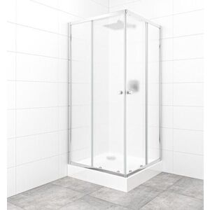 SAT Set sprchového koutu a vaničky, čtverec 90x90 cm Multi Basic SIKOBKMUQ90CRCH SIKOBKMUQ90CRCH obraz