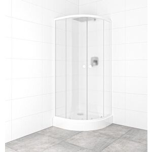 SAT Set sprchového koutu a vaničky, čtvrtkruh 80x80 cm Multi Basic SIKOBKMUS80CH0 SIKOBKMUS80CH0 obraz