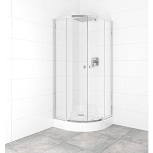 SAT Set sprchového koutu a vaničky, čtvrtkruh 80x80 cm Multi Basic SIKOBKMUS80CRT SIKOBKMUS80CRT obraz