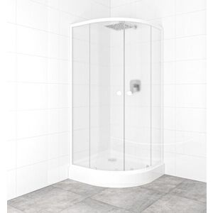 SAT Set sprchového koutu a vaničky, čtvrtkruh 90x90 cm Multi Basic SIKOBKMUS90CH0 SIKOBKMUS90CH0 obraz