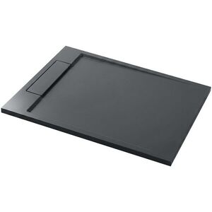 CERANO Sprchová vanička obdélníková Loro litý mramor tmavě šedá 120x90x3, 5 CER-8050BD80372 obraz