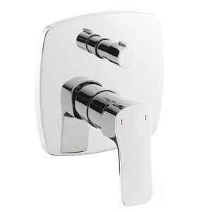 Sprchová a vanová baterie SAT Cube Way včetně podomítkového tělesa chrom CU215 CU215 obraz