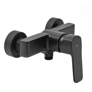 Sprchová baterie SAT Cube Way bez sprchového setu 150 mm černá matná CU268C CU268C obraz