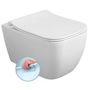 ISVEA VEA závěsná WC mísa Rimless, 34, 5x52cm, bílá 10VA02004 obraz