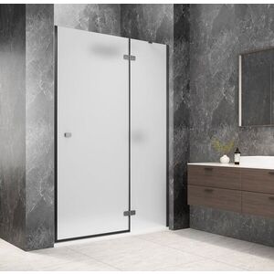 POLYSAN GLOBE GUN METAL sprchové dveře do niky 1100, matné sklo, pravé GB1011MRGM obraz