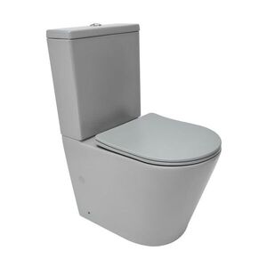 Wc kombi komplet kombinovaný SAT Infinitio šedá mat vario odpad SATINF031VPSNLGRM SATINF031VPSNLGRM obraz