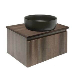 Koupelnová skříňka s krycí deskou SAT Evolution 58x30x44, 8 cm ořech mat SATEVO60NAD SATEVO60NAD obraz