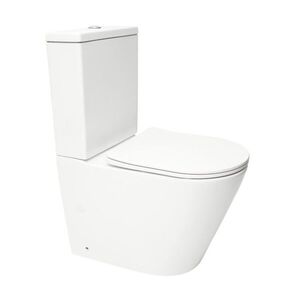 WC kombi komplet kombinovaný SAT Infinitio bílá matná mat vario odpad SATINF031VPSNWM SATINF031VPSNWM obraz