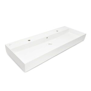 Umyvadlo SAT Infinitio 121, 4x46, 9 cm dva otvory pro baterii SATINF12046 SATINF12046 obraz
