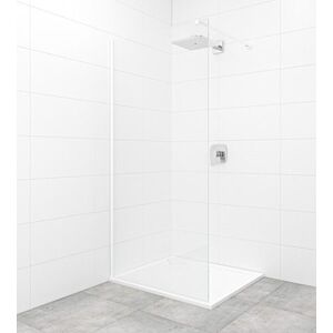 Sprchová zástěna Walk-in 140 cm SAT v barvě profilu bílá SATBWI140PRB SATBWI140PRB obraz