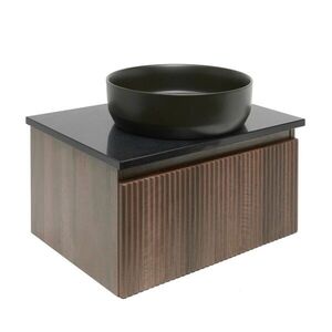 Koupelnová skříňka s žulovou deskou SAT Evolution 58x30x44, 8 cm ořech mat SATEVO60NAZ SATEVO60NAZ obraz