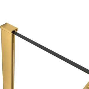 CERANO Profil pro sprchové zástěny Walk-in Onyx 8 mm zlatá 15 mm CER-476822 obraz