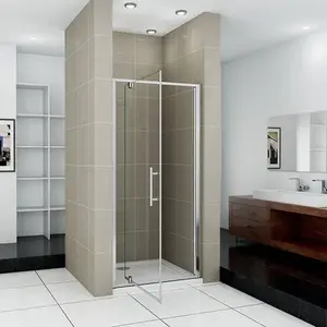 H K Sprchové otočné dveře MONO D1 80 × 185 – čiré sklo, chrom SE-MONOD180 obraz