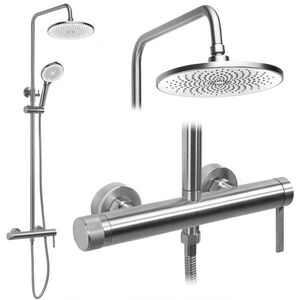 REA Sprchový set Rivo Brush Nickel REA-P9498 obraz