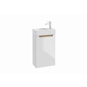 Koupelnová skříňka s umyvadlem Naturel Stilla 39x60x22 cm bílá STILLAD04008U STILLAD04008U obraz