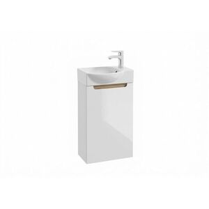 Koupelnová skříňka s umyvadlem Naturel Stilla 39x60x22 cm bílá lesk STILLAD04008UBR STILLAD04008UBR obraz