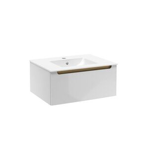 Koupelnová skříňka s umyvadlem Naturel Stilla 60x30x45 cm bílá STILLAD06007U1 STILLAD06007U1 obraz