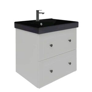 Koupelnová skříňka s umyvadlem Naturel Forli 60x53x46 cm šedá mat FORLI60GMUVERB FORLI60GMUVERB obraz