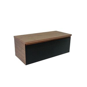 Koupelnová skříňka s krycí deskou Naturel Monza 99x30x45 cm ořech mat MONZA100BN MONZA100BN obraz