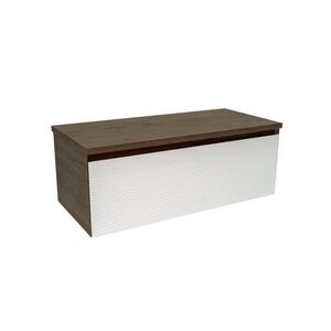 Koupelnová skříňka s krycí deskou Naturel Monza 99x30x45 cm ořech mat MONZA100WN MONZA100WN obraz