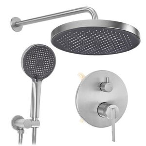 REA Podomítková sprchová sada Grace Brush Nickel + BOX REA-P4404 obraz