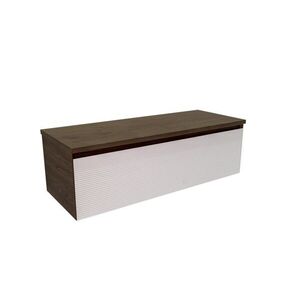 Koupelnová skříňka s krycí deskou Naturel Monza 119x30x45 cm ořech mat MONZA120WN MONZA120WN obraz