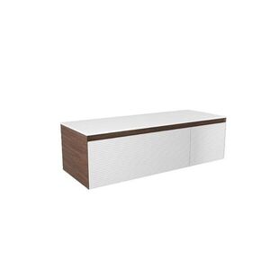 Koupelnová skříňka s krycí deskou Naturel Monza 119x30x45 cm ořech mat MONZA120WND MONZA120WND obraz