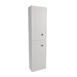 Koupelnová skříňka vysoká Naturel Forli 40x157x20 cm bílá FORLIV40BI FORLIV40BI obraz