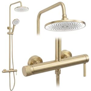 REA Sprchový set Rivo Brush Gold REA-P8924 obraz