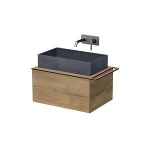 Koupelnová skříňka Naturel Oxo 70x36x50 cm dub halifax mat OXO701ZDP OXO701ZDP obraz