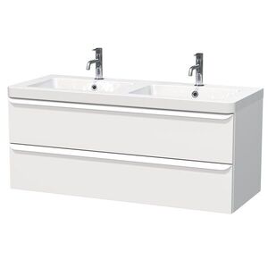 Koupelnová skříňka s umyvadlem Naturel Pavia 120x53x49 cm bílá mat bílá úchytka PAVIA3120ZBI PAVIA3120ZBI obraz