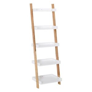 Set poličky a nosníků Naturel Home bílá/ořech mat 53, 5x170x40 cm HOMEP5B HOMEP5B obraz