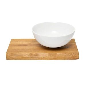 Deska pod umyvadlo s umyvadlem Naturel Wood 45x4x24 cm dub mat DMDUB45UM DMDUB45UM obraz