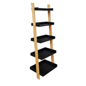 Set poličky a nosníků Naturel Home černá/ořech mat 53, 5x170x40 cm HOMEP5C HOMEP5C obraz