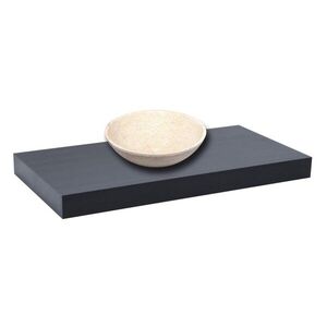 Deska pod umyvadlo bez umyvadla Naturel Dolce 100x8x50 cm černá mat DO10050BL DO10050BL obraz
