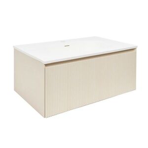 Koupelnová skříňka s umyvadlem Naturel Austen 80x35x52 cm beige mat Naturel Austen80BG AUSTEN80BG obraz