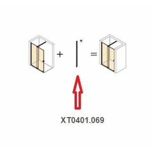 HUPPE Náhradní díl Hüppe Xtensa pure XT0401.069 XT0401.069 obraz