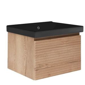 Koupelnová skříňka s umyvadlem Naturel Savona 78x43x45 cm dub mat SAVONA80DHU1B SAVONA80DHU1B obraz