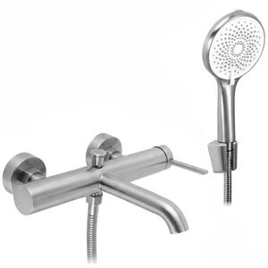 REA Vanová nástěnná baterie Rivo Brush Nickel REA-B7506 obraz