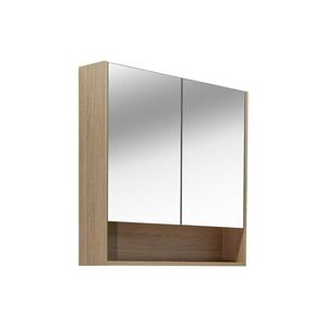Zrcadlová skříňka Naturel Lucca 80x75 cm lamino dub LUCCA80CABD LUCCA80CABD obraz