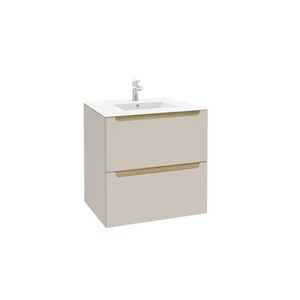 Koupelnová skříňka s umyvadlem Naturel Stilla 60x60x45 cm kašmír mat STILLADK06056U1 STILLADK06056U1 obraz