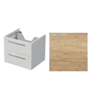 Koupelnová skříňka pod desku se 2 zásuvkami Naturel Ratio 80x56x50 cm dub Nebraska přírodní ZB802Z56.31 ZB802Z56.31 obraz